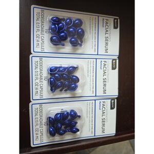 3x B PURE RETINOL FACIAL SERUM 10 EA PACK COMBINED TOTAL 3 X 10 = 30 CAPSULES